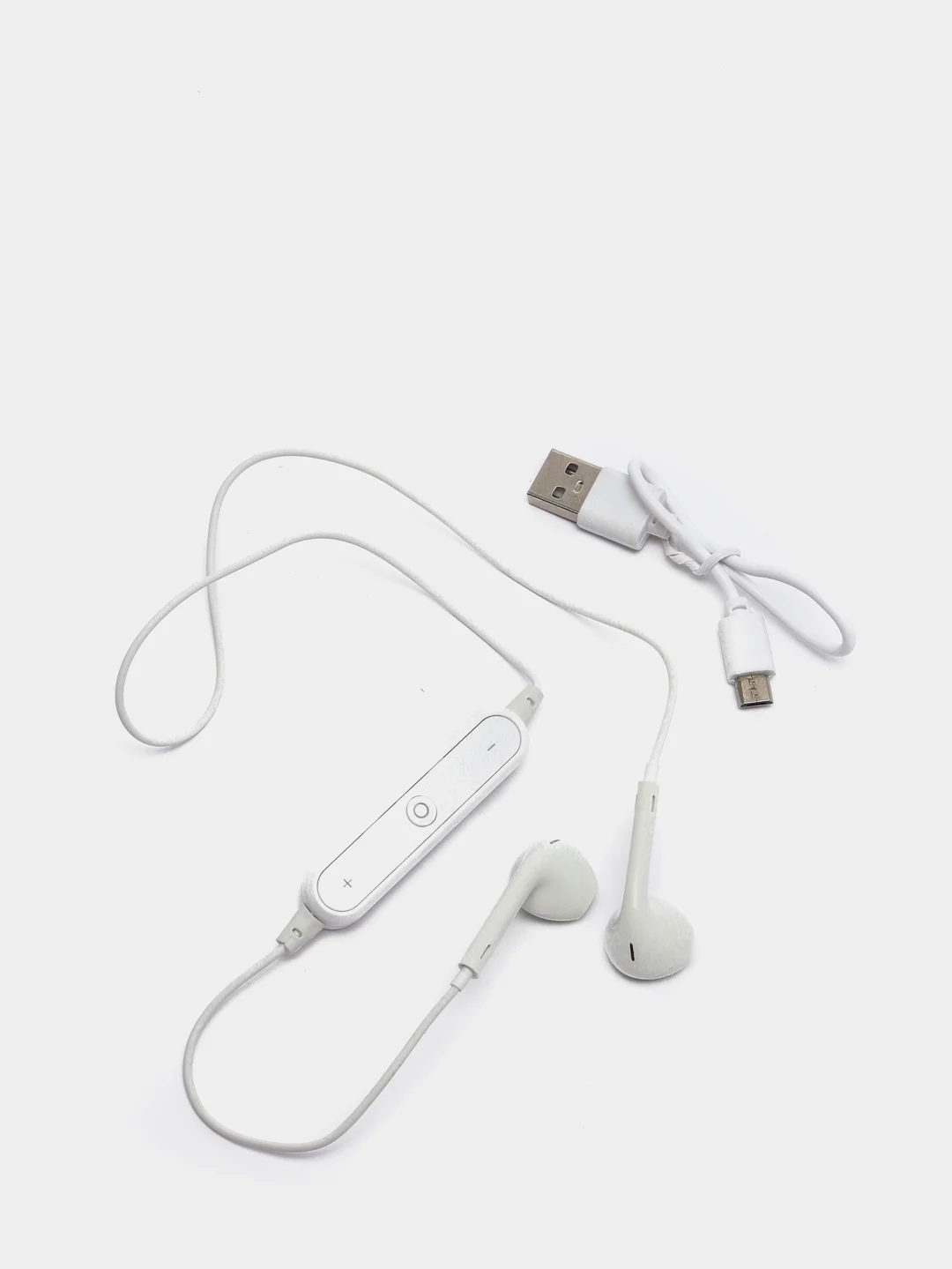 Белый s6 Bluetooth гарнитура беспроводные наушники с микрофоном