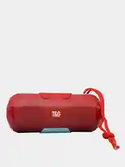 Красный беспроводная bluetooth колонка TG-143, с подсветкой