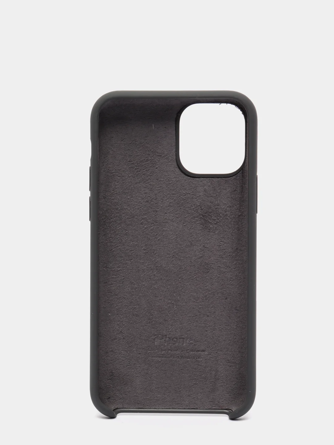 Угольный чехол Silicone Case для iPhone 11 Pro