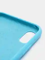 Голубой силиконовый чехол Silicone Case для iPhone XR (Айфон ХР), с бархатистым покрытием внутри