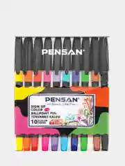Шоколадный цветные шариковые ручки Pensan