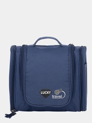 Косметичка дорожная Lucky 25х21х10 см, цвет синий
