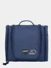 Косметичка дорожная Lucky 25х21х10 см, цвет синий