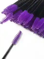 Фиолетовый щеточки для ресниц с блесками, 50 штук