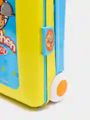 Детская кухня со светом и звуком, с посудой и продуктами, в чемодане