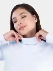 Белый водолазка женская ADMY