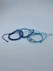 Синий браслет на руку волна унисекс