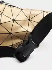 Золотой сумка поясная с двумя карманами