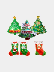 Новогодний фольгированный воздушный шар
