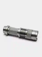 Серебряный фонарь светодиодный ручной CREE-Q5 приближаемый с зумом (Zoom) с возможностью фокусировки