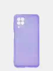 Фиолетовый чехол для Samsung A22/A225F/M32/M325F силиконовый прозрачный неоновый