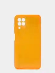 Оранжевый чехол для Samsung A22/A225F/M32/M325F силиконовый прозрачный неоновый