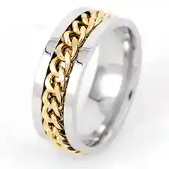 Золотой кольца из нержавеющей стали
