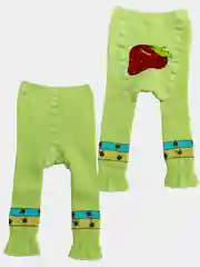 Салатовый гамаши детские