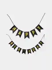 Подвесная бумажная гирлянда "Happy Birthday"