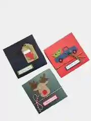 Новогодняя коробка для денег/ подарочных карт , 12,5*12,5*1см
