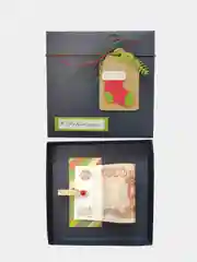 Темно-синий новогодняя коробка для денег/ подарочных карт , 12,5*12,5*1см