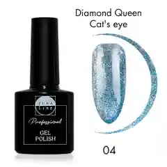 Гель-лак LunaLine Diamond Queen Cats eye, 10 мл