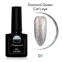 Гель-лак LunaLine Diamond Queen Cats eye, 10 мл