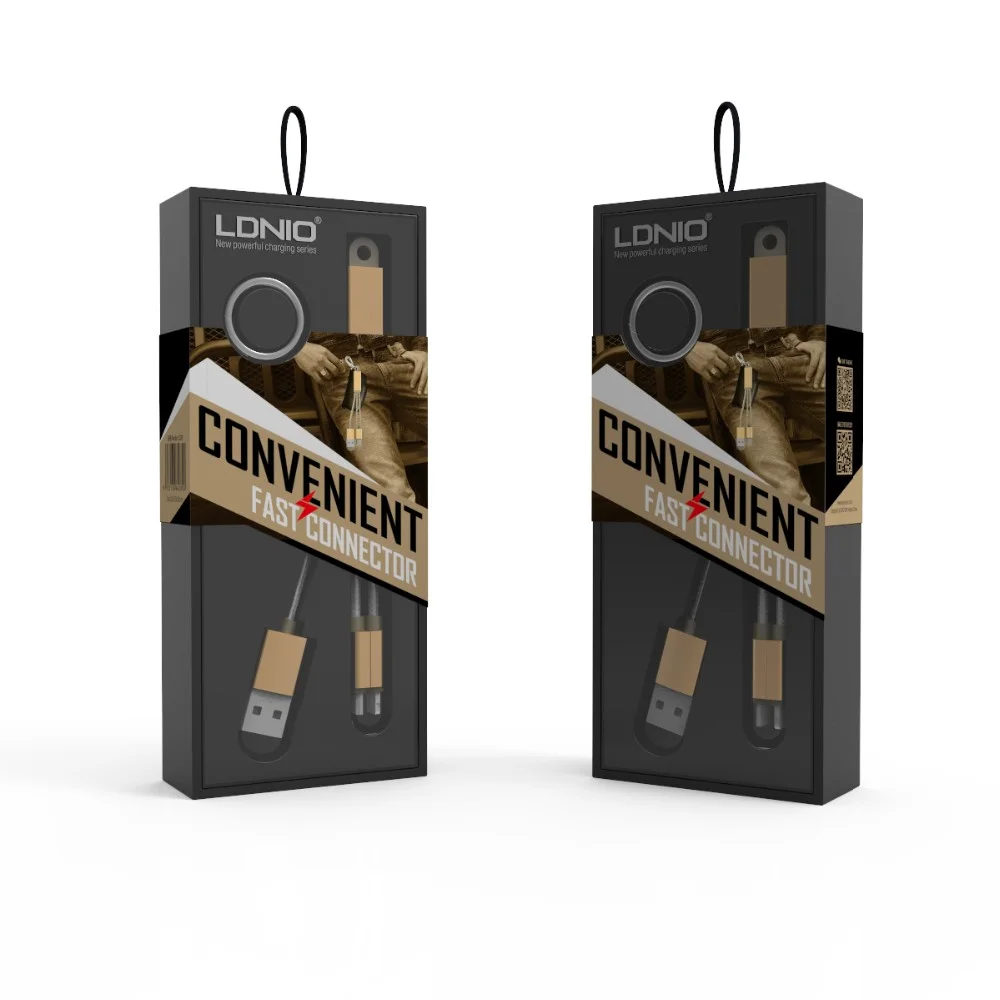 Кабель LDNIO LC89 2в1, Apple iPhone Lightning айфон + Micro-USB андроид Android 4.2A