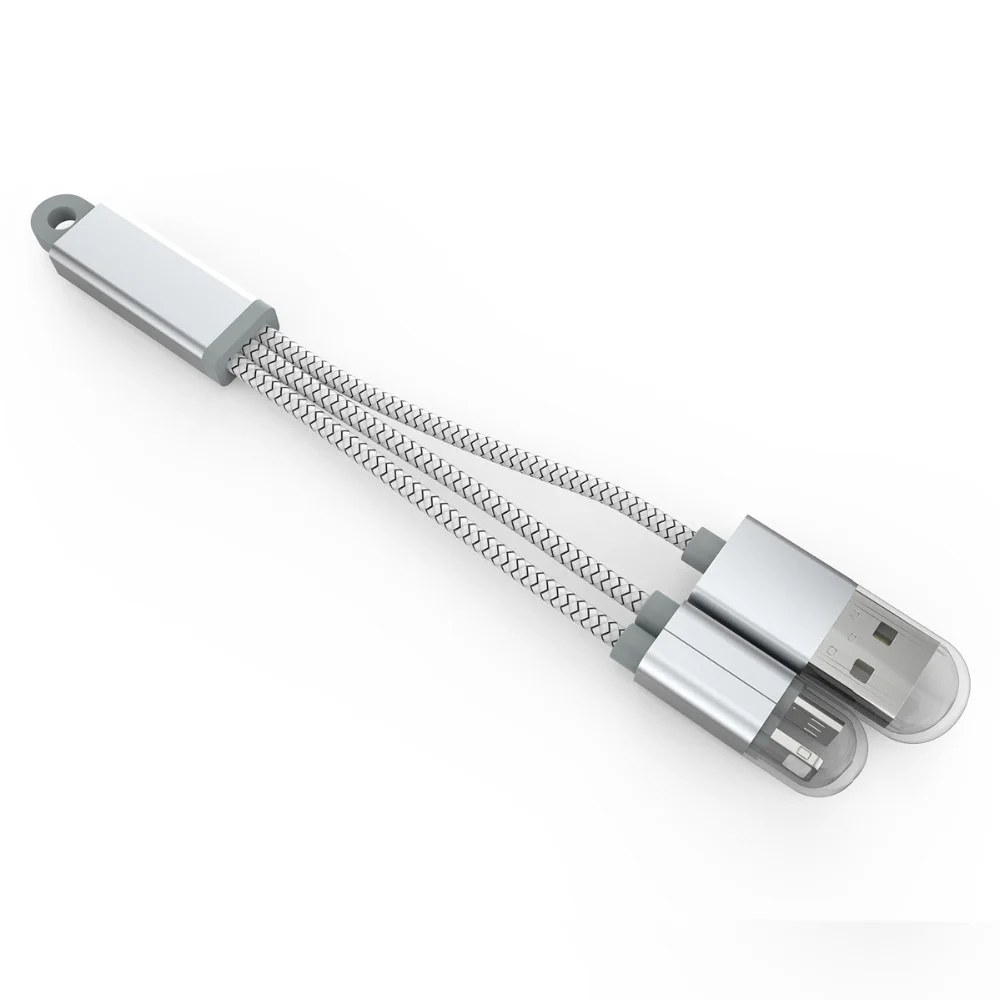 Кабель LDNIO LC89 2в1, Apple iPhone Lightning айфон + Micro-USB андроид Android 4.2A