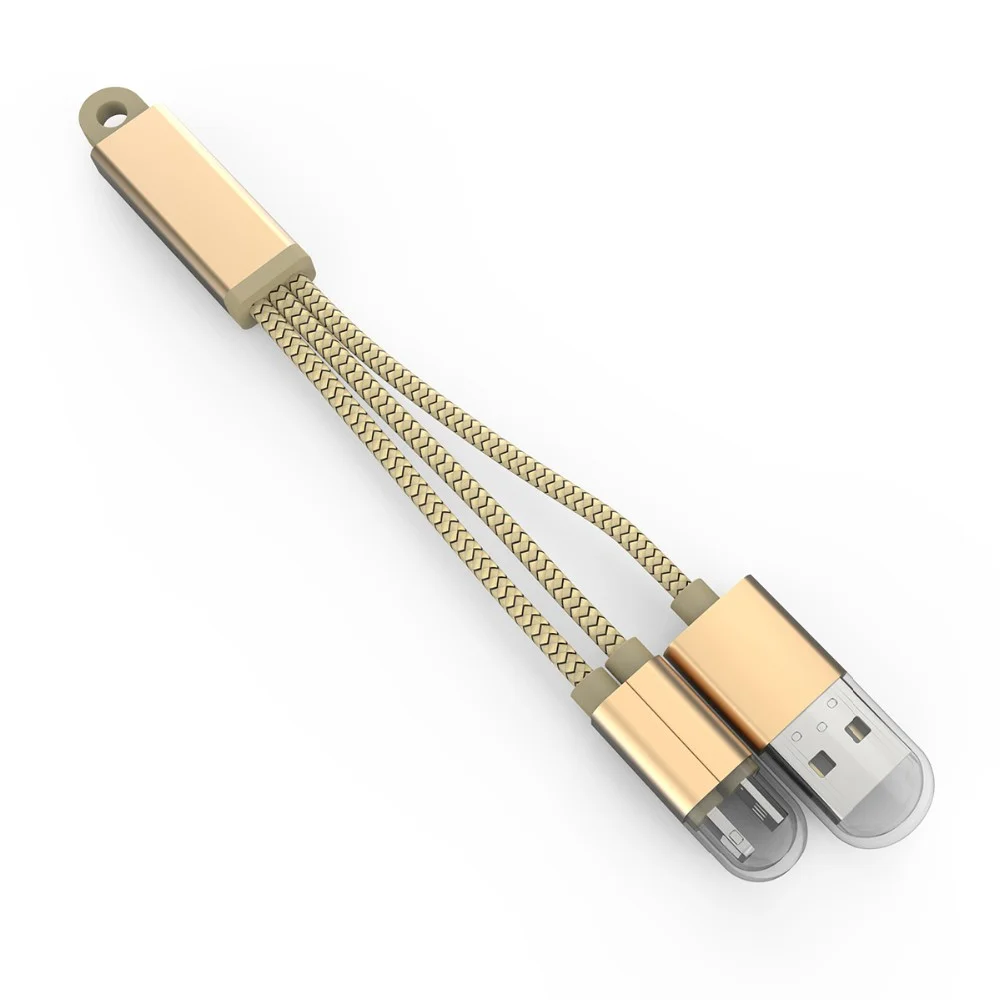 Кабель LDNIO LC89 2в1, Apple iPhone Lightning айфон + Micro-USB андроид Android 4.2A