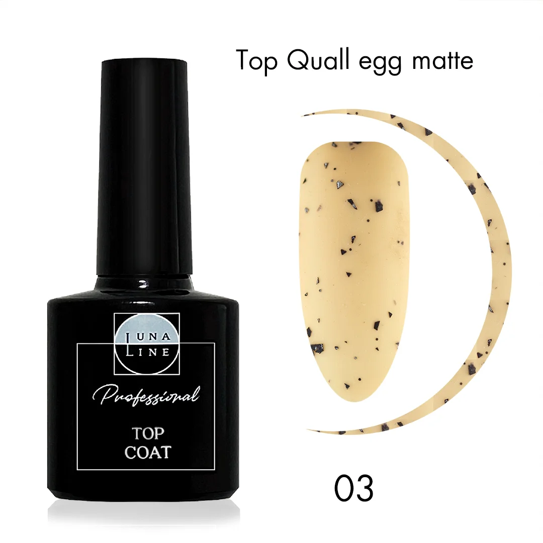 Завершающее покрытие LunaLine Quail egg matte, 10 мл