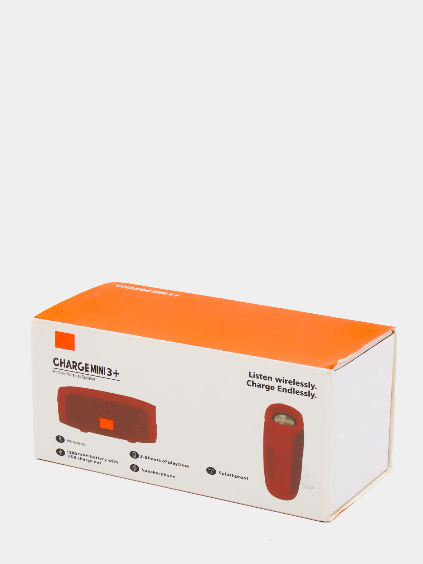 Черный беспроводная портативная колонка bluetooth charge mini 3