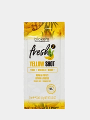 Восстанавливающая маска с бананом Salerm Biokera Fresh Yellow Shot Mask 10 мл саше