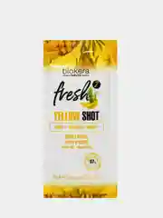 Восстанавливающая маска с бананом Salerm Biokera Fresh Yellow Shot Mask 10 мл саше