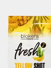 Восстанавливающая маска с бананом Salerm Biokera Fresh Yellow Shot Mask 10 мл саше