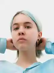 Черный серьги "Геометрия"