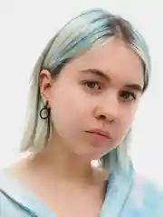 Черный серьги "Геометрия"