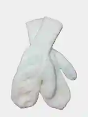 Белый варежки