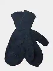 Черный варежки