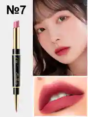 Коралловый меланж помада и подводка для губ QIC Beauty 2 в 1 , 14 оттенков
