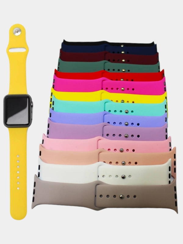 Силиконовый ремешок для Apple Watch 3,4,5,6,SE на 38/40