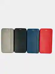 Красный чехол книжка из эко кожи для Xiaomi Redmi Note 8, 9, 10X, 10 Lite