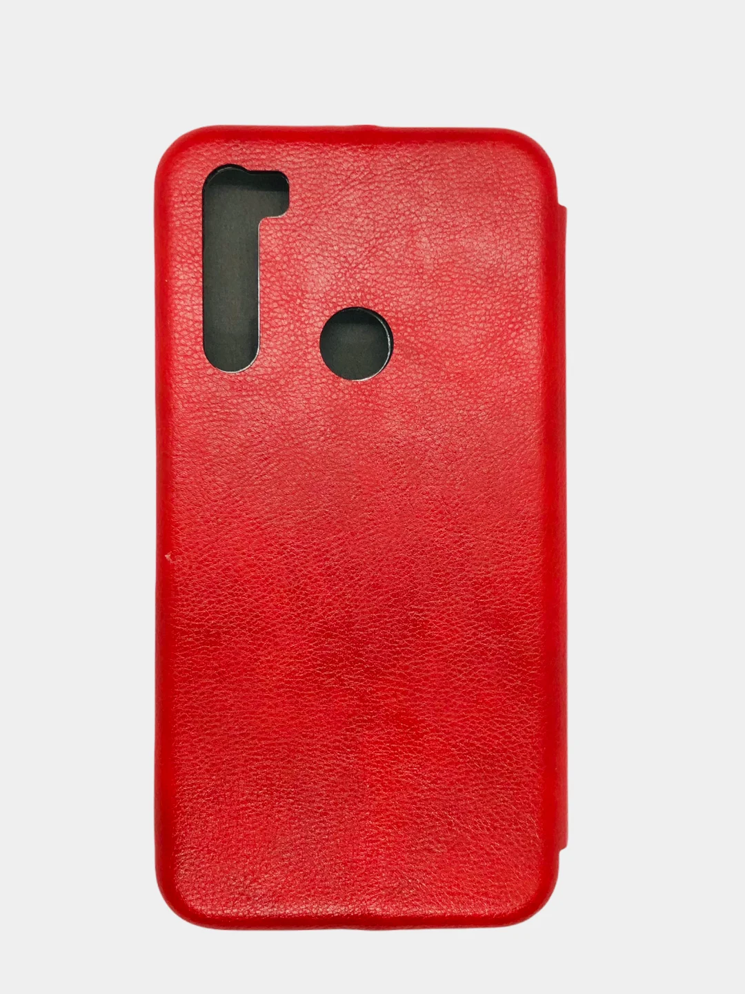 Красный чехол книжка из эко кожи для Xiaomi Redmi Note 8, 9, 10X, 10 Lite