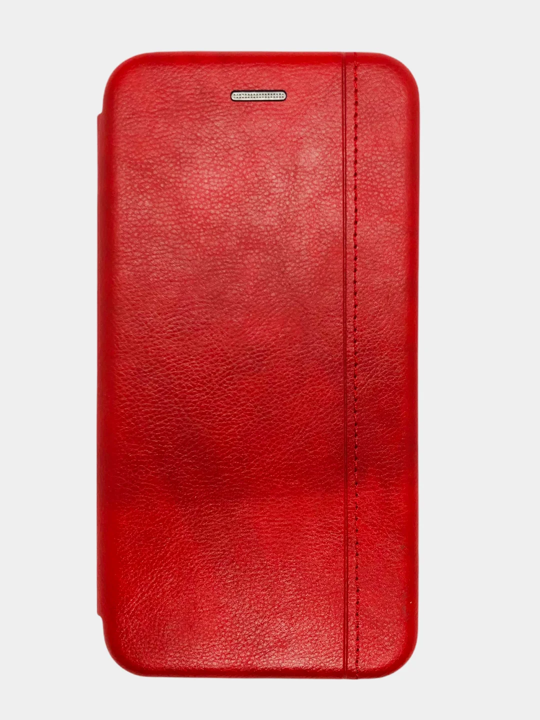 Красный чехол книжка из эко кожи для Xiaomi Redmi Note 8, 9, 10X, 10 Lite
