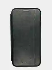 Черный чехол книжка из эко кожи для Xiaomi Redmi Note 8, 9, 10X, 10 Lite