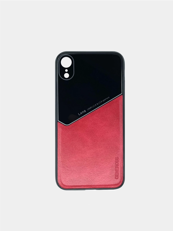 Чехол из кожи и оргстекла для iPhone 7, 8, SE, 7+, 8+, X/XS, XR, 11