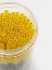 Желтый щеточки для ресниц 100шт