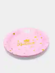 Коралловый тарелки бумажные 6-10 шт