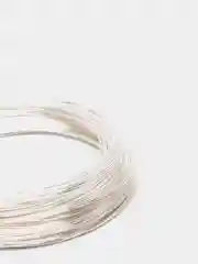 Серебряный мемори проволока, основа для изготовления браслета, проволока с памятью