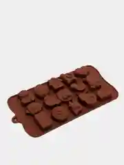 Форма для льда и кондитерских украшений Доляна Счастье есть, 21х11 см, 15 ячеек (vvv)