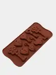Форма для льда и кондитерских украшений Доляна "Ключики", 21 х 10,5 х 1,5 см, 8 ячеек