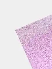 Фиолетовый кожзам с глиттером с мелкими блестками, А4
