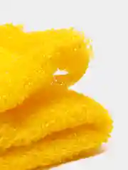 Желтый мочалка мелкие ячейки