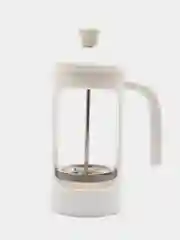Белый чайник заварочный "Френч-пресс"